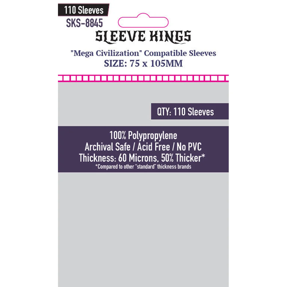 Sleeve Kings "Mega Civilization" Compatible Sleeves