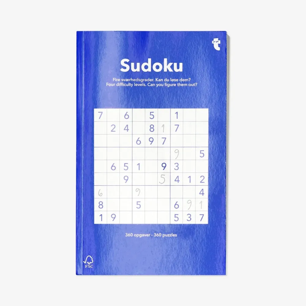 Sudoku - Neljä vaikeustasoa
