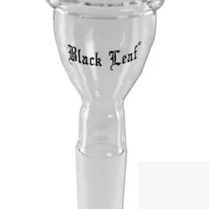 Black Leaf Glass Bowl