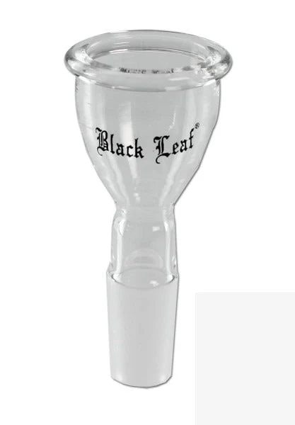 Black Leaf Glass Bowl