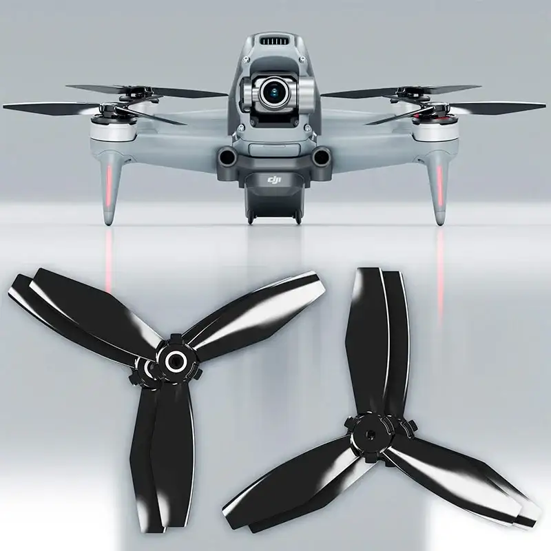 DJI FPV mustat potkurit parannettuun lentoon