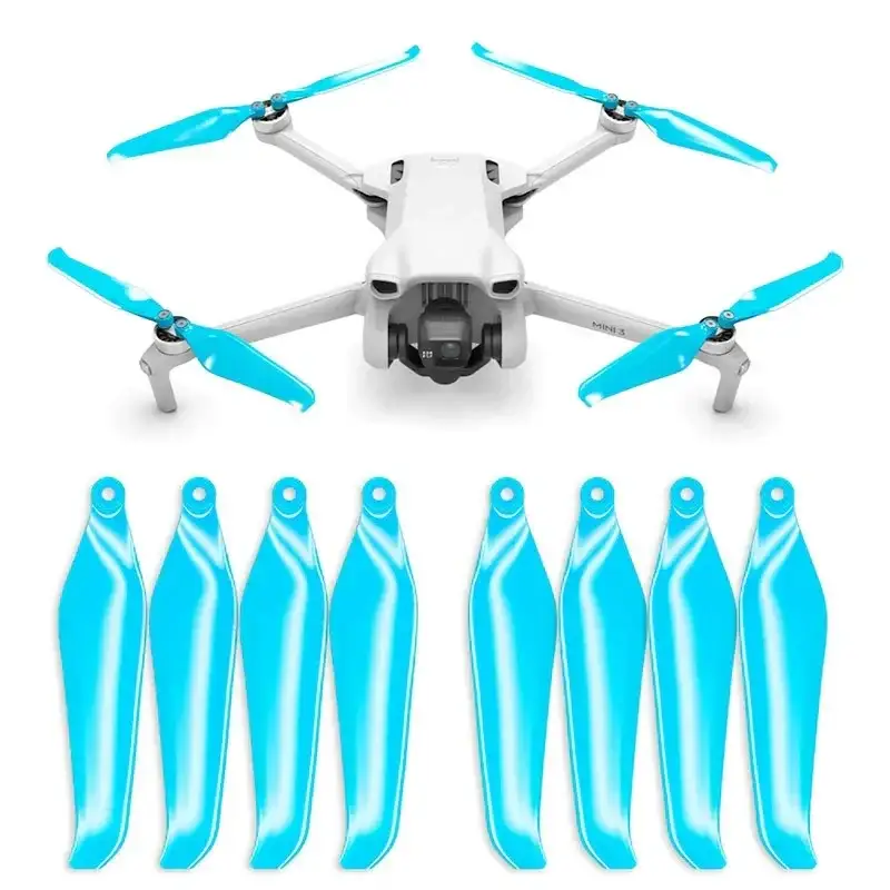DJI Mini 3 -potkurit sinisenä optimaaliseen lentoon