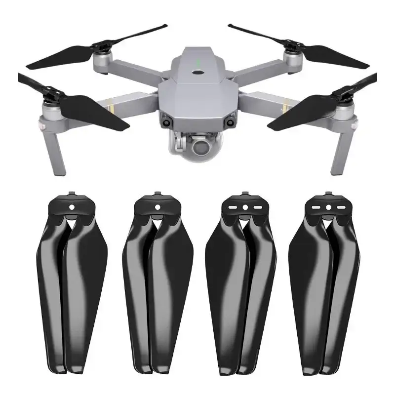 Mavic Pro Master Airscrew Stealth -potkurit – musta, 4 kpl pakkaus
