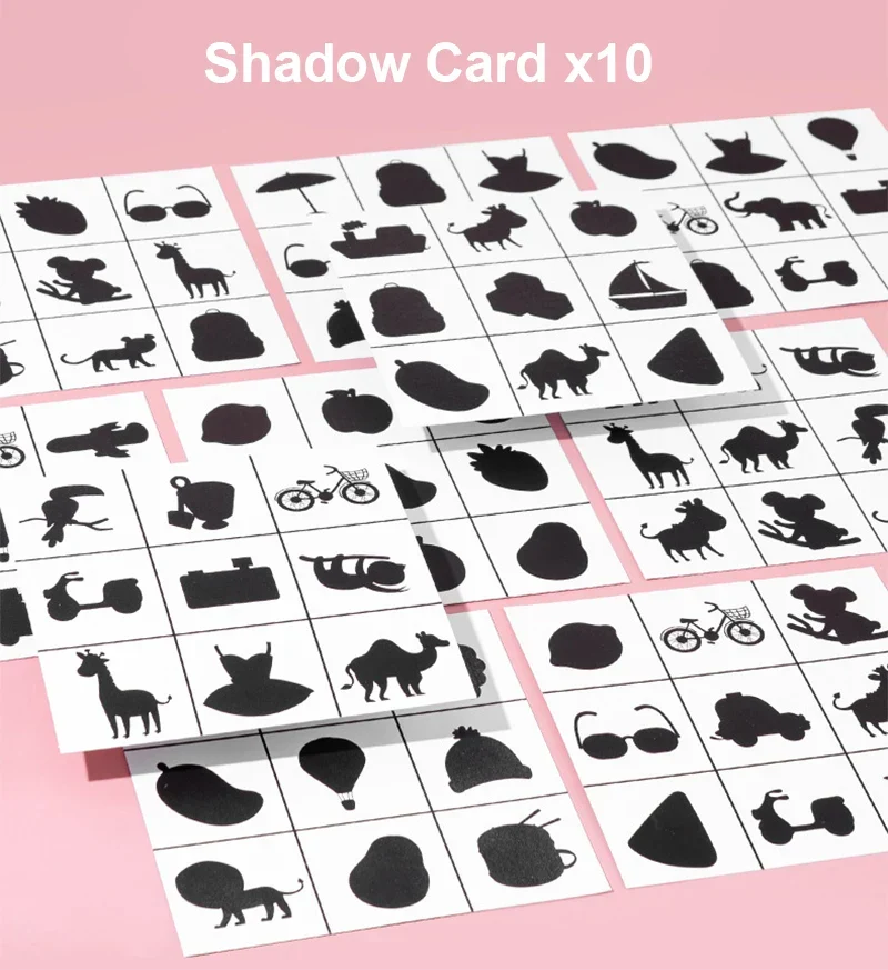 Shape Match Puzzle™ – Etsi varjo - puinen lajittelupalapeli