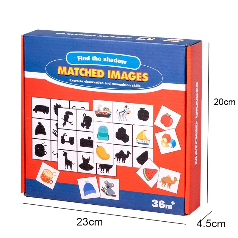 Shape Match Puzzle™ – Etsi varjo - puinen lajittelupalapeli
