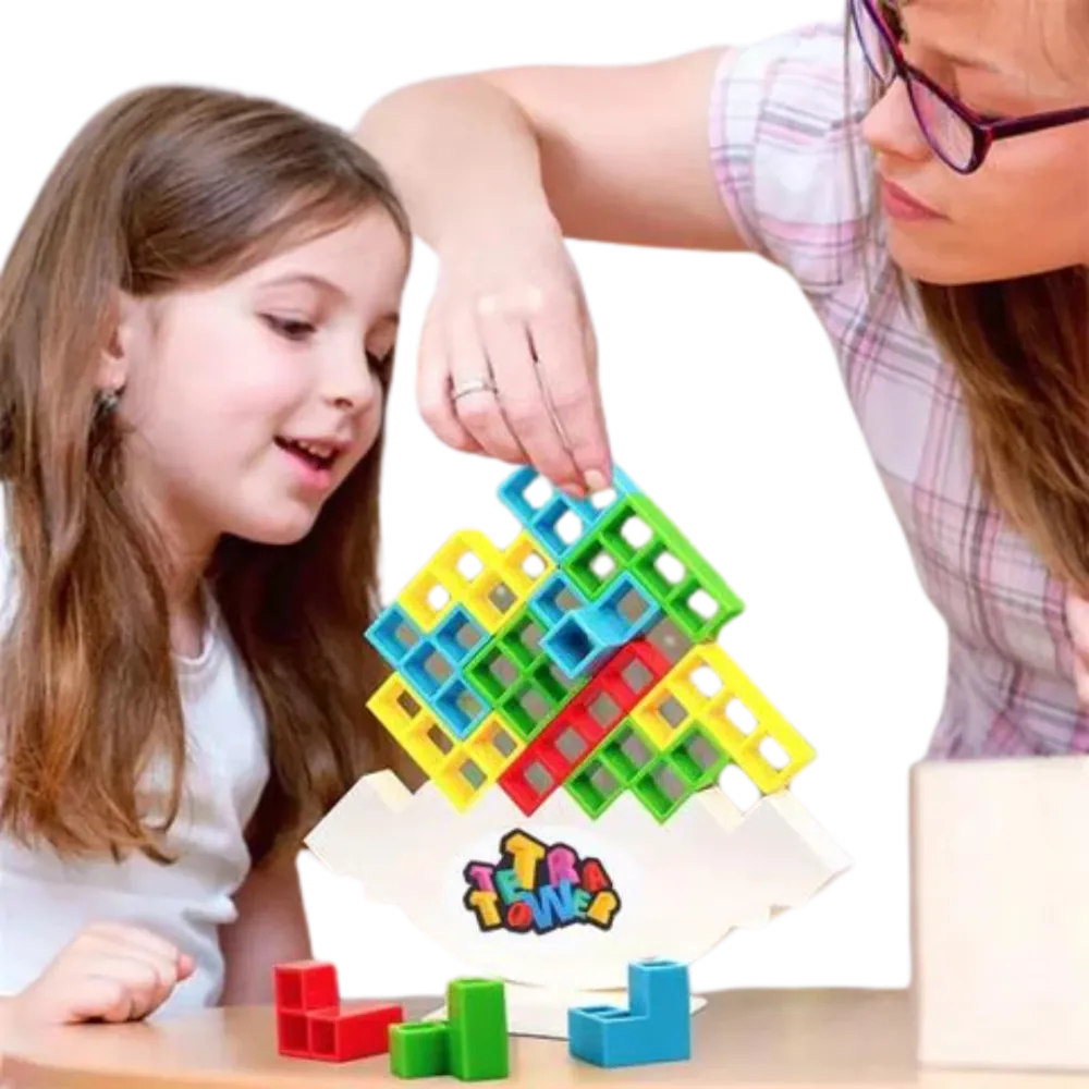 TetraTower | Rakenna ja tasapainota! - Tetris-pinoamispeli