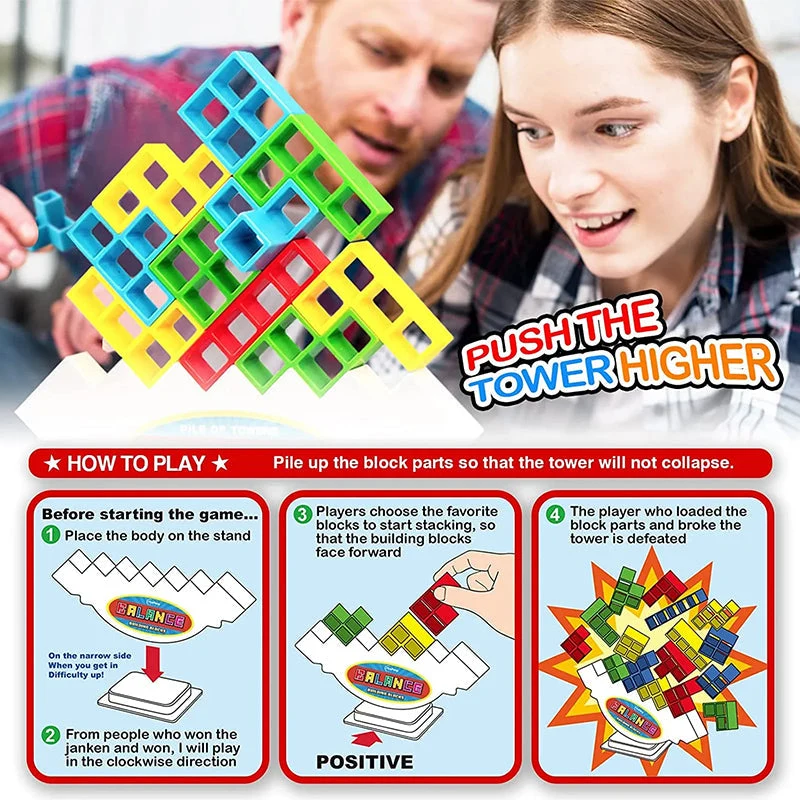 TetraTower | Rakenna ja tasapainota! - Tetris-pinoamispeli