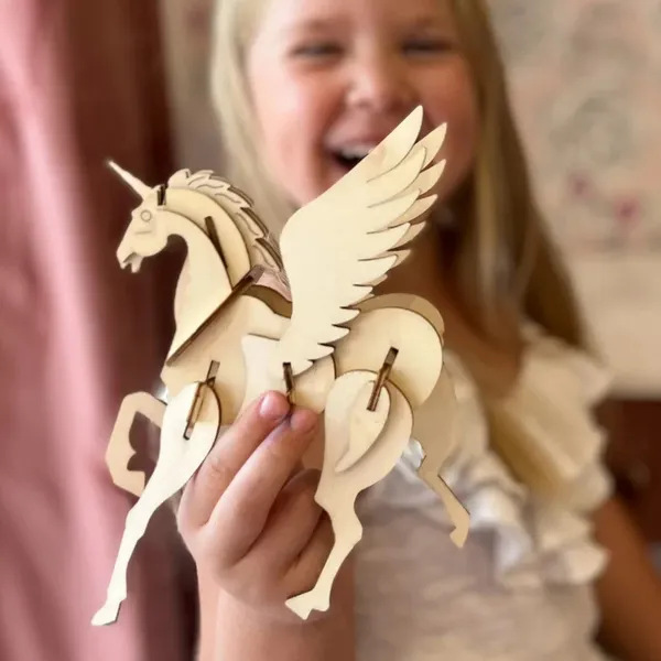 DinoCraft | Rakenna ja maalaa - Montessori 3D-dinosauruspuzzle luovaan oppimiseen