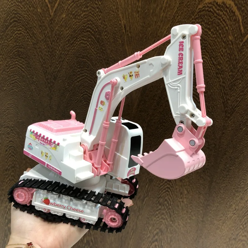 Pink Power Digger™ – Kaivurilelu tytöille - RC-kaivinkone
