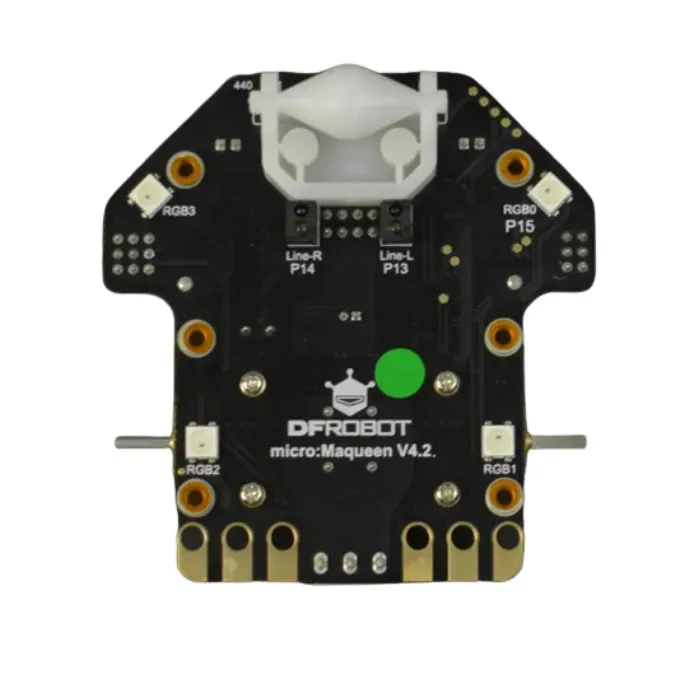 Micro: Maqueen Lite (micro:bit V2:n / micro:Gamepadin / IR-kaukosäätimen kanssa) DFRobot