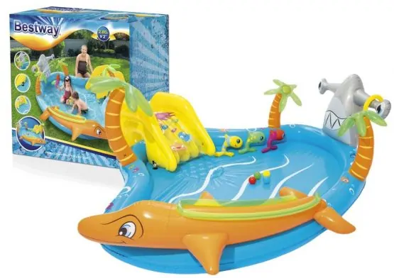 AquaAdventure | Roiskuttelun riemua pienille tutkimusmatkailijoille - Ilmatäytteinen leikkiallas