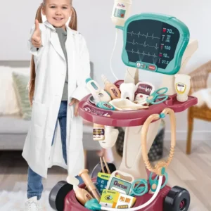 Mini Medic - Huolellinen & fiksu - Lääkärin kärryn lelusarja