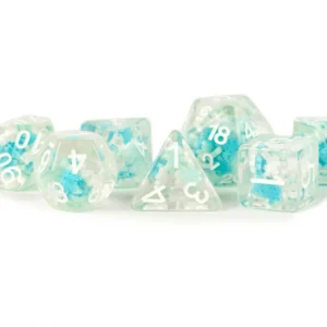 Roolipeli nopat 16mm Lumihiutale sisällä - Metallic Dice Games