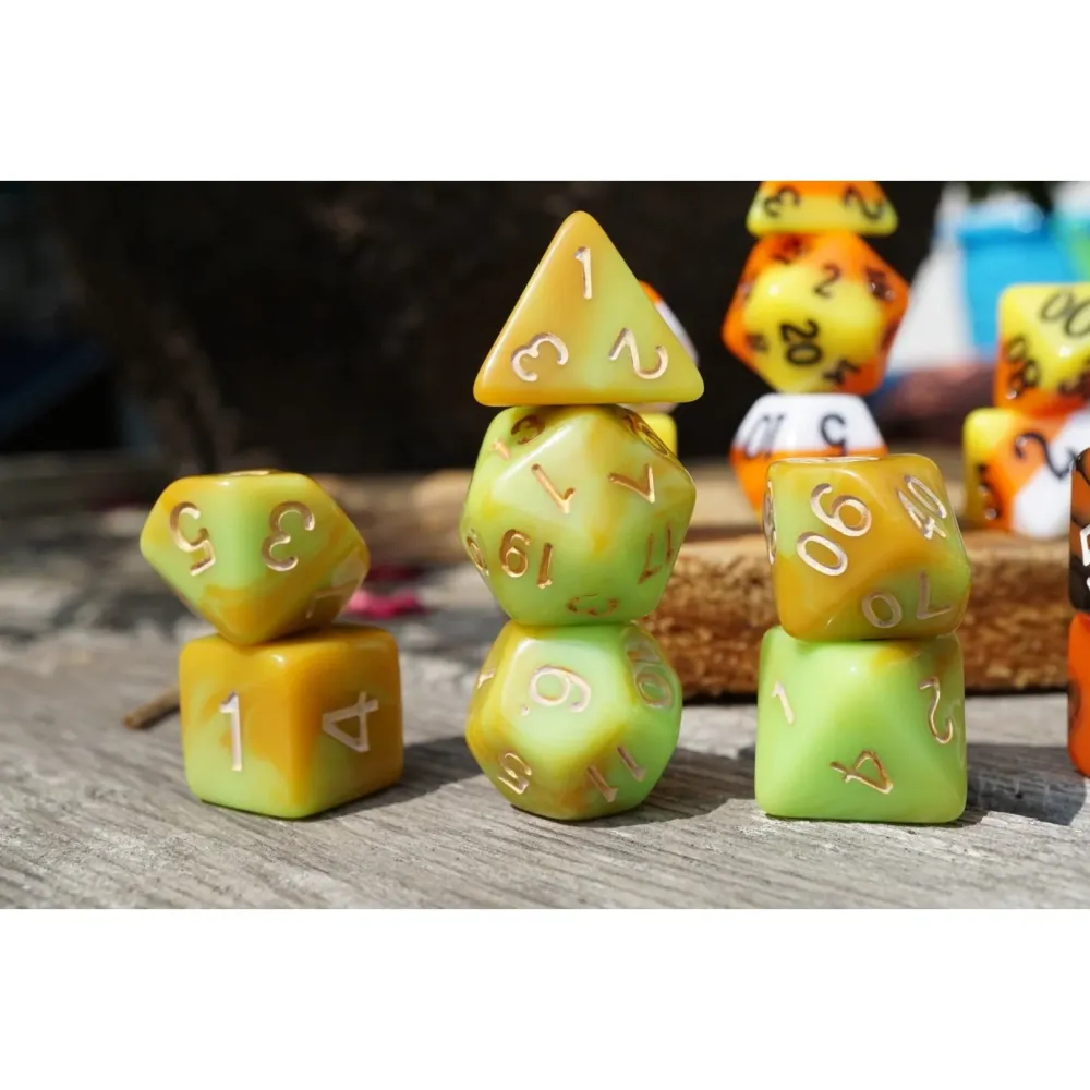 Roolipeli nopat Caramel Apple 10 x D6 - Ice Cream Dice