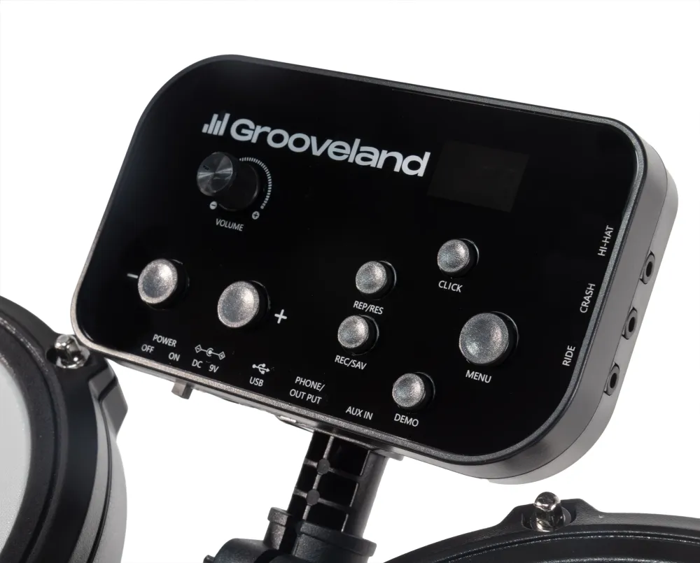Grooveland ED100 sähköinen rumpusetti, täydellinen paketti