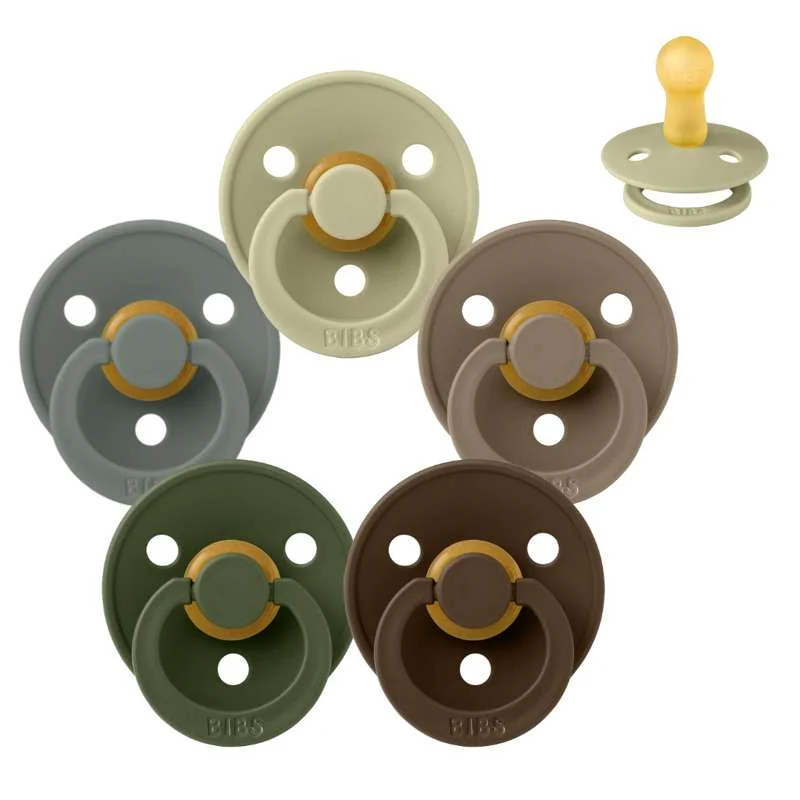 Bibs Pyöreä Colour Tutti - Sampak - 5 kpl - k. 2 - Metsänpohja