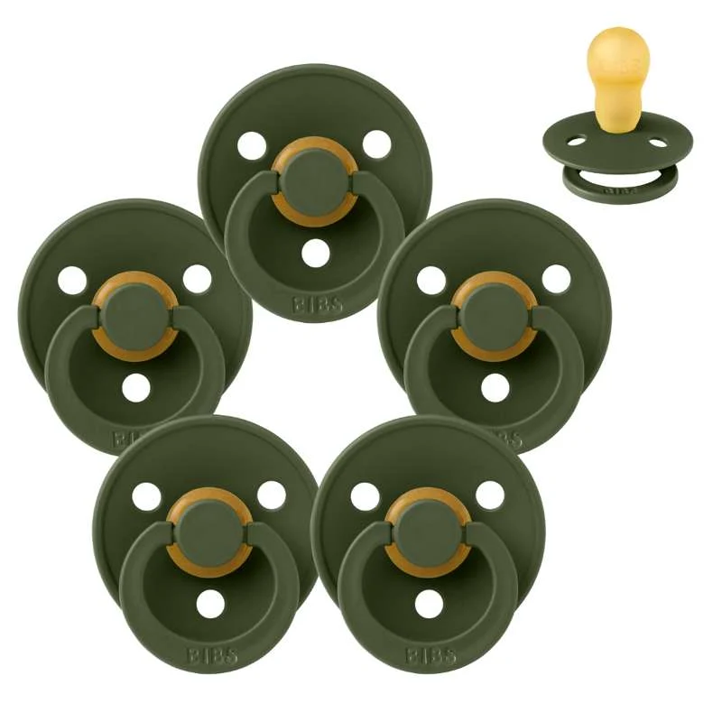 Bibs Pyöreä Colour Tutti - Sampak - 5 kpl. - k. 3 - Metsävihreä