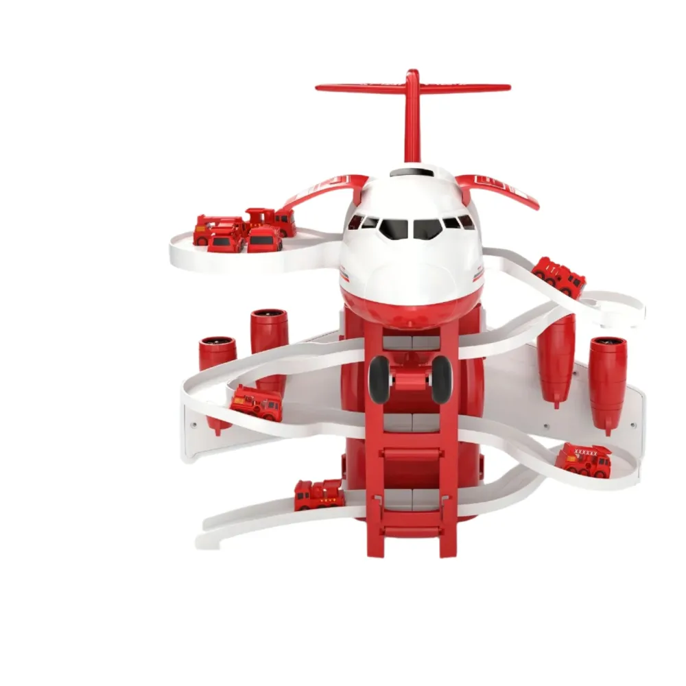 SkyRescue | Seikkailullista leikkimistä - Lentokone- ja paloautoleikkisetti leikkimatolla