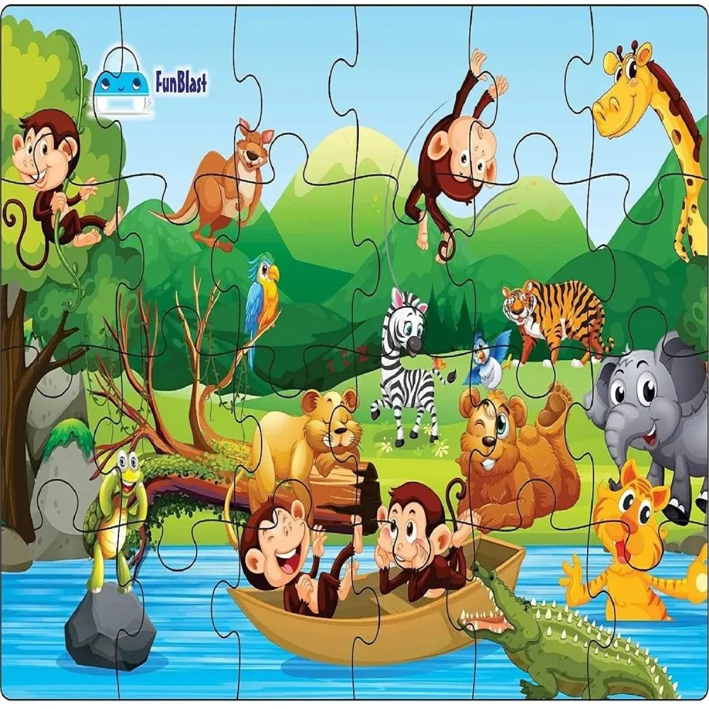 PuzzleSafari | Seikkailullista oppimisen iloa - Eläinkunnan panoraamapalapeli lapsille