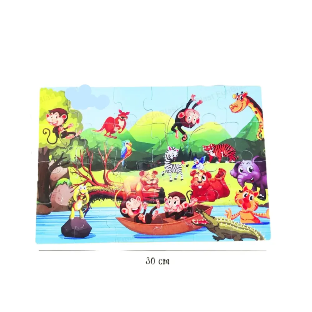 PuzzleSafari | Seikkailullista oppimisen iloa - Eläinkunnan panoraamapalapeli lapsille