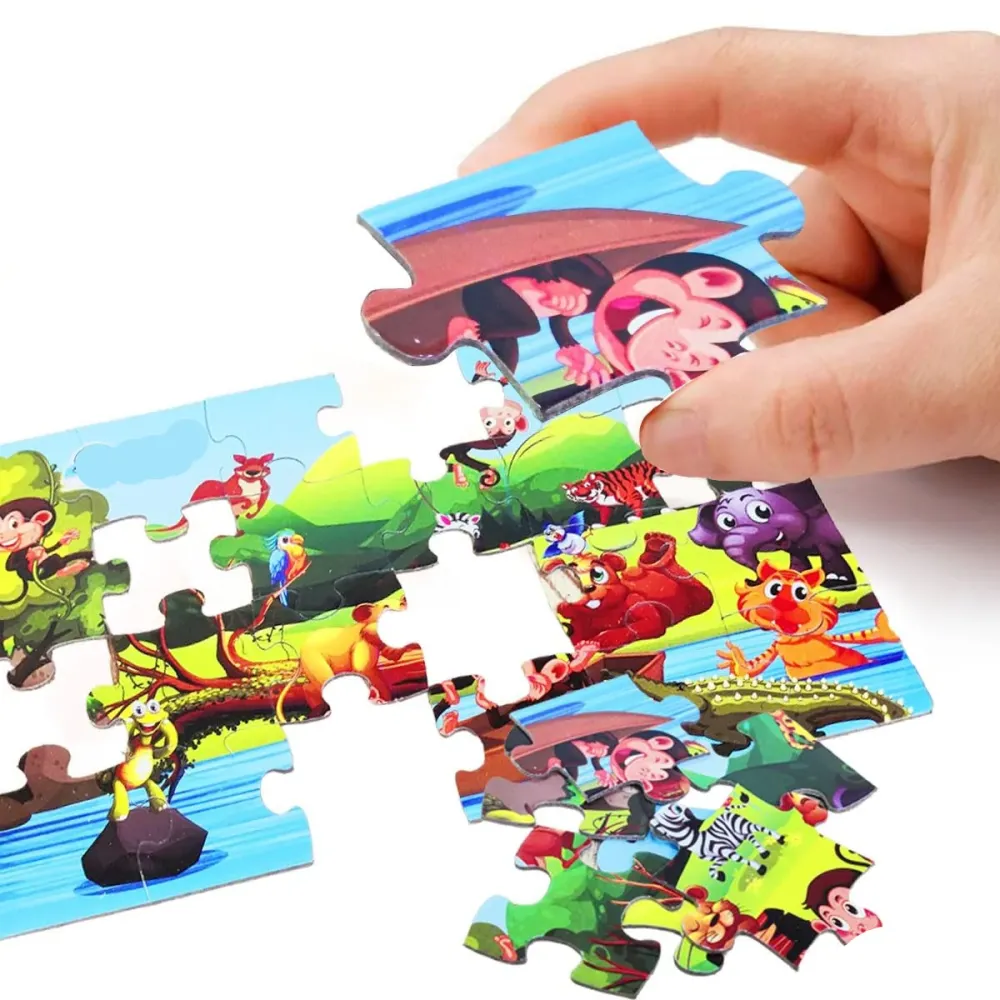 PuzzleSafari | Seikkailullista oppimisen iloa - Eläinkunnan panoraamapalapeli lapsille