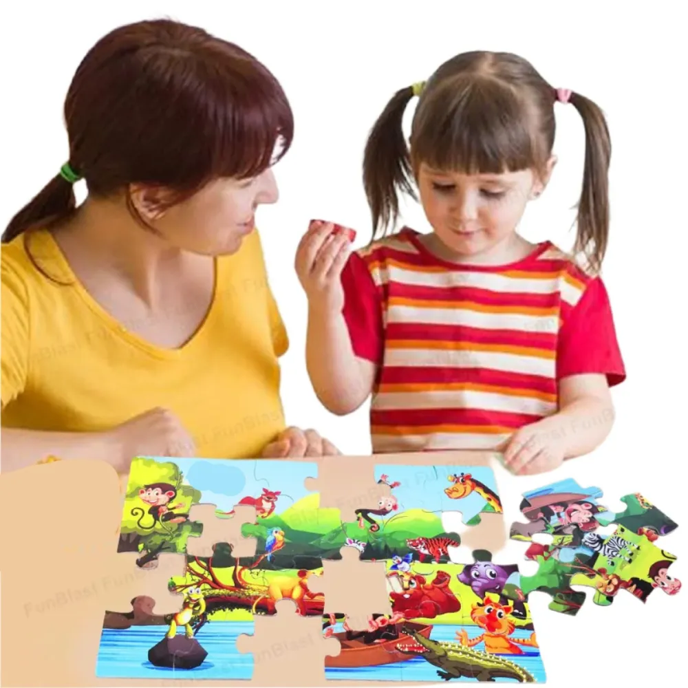 PuzzleSafari | Seikkailullista oppimisen iloa - Eläinkunnan panoraamapalapeli lapsille