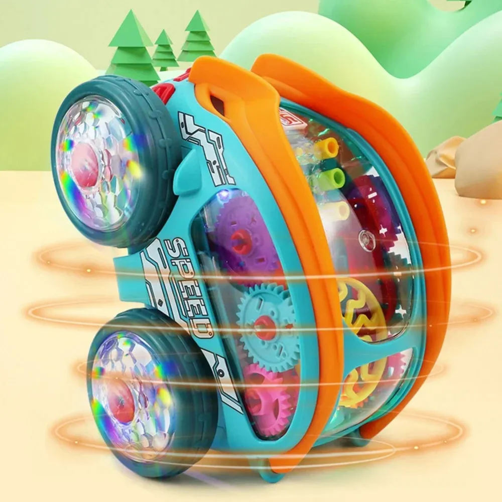 SpinRacer | Spektakulaarista temppuilua - Sähköinen temppuauto LED-valoilla ja musiikilla