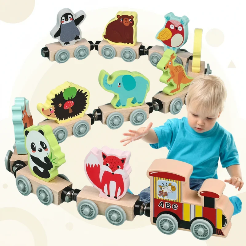 MagniZoo – Söpö & Puu – Magneettinen eläinjuna