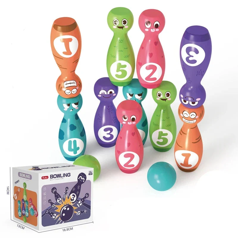 Bowling Game Set - Värikäs ja hauska - lelubowling-setti