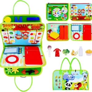 EduPlay Busy Board | Edistää oppimista - Montessori-aktiviteettitaulu taaperoille