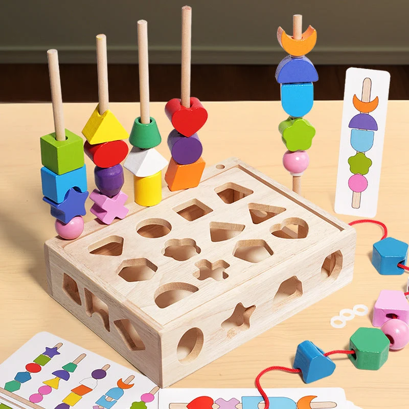EcoToys Värikäs Muotojen Yhdistäminen | Aktivoi Luovuutta - Tutustu Muodon Tunnistukseen & Kognitiivisiin Taitoihin