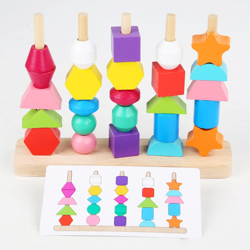 EcoToys Värikäs Muotojen Yhdistäminen | Aktivoi Luovuutta - Tutustu Muodon Tunnistukseen & Kognitiivisiin Taitoihin