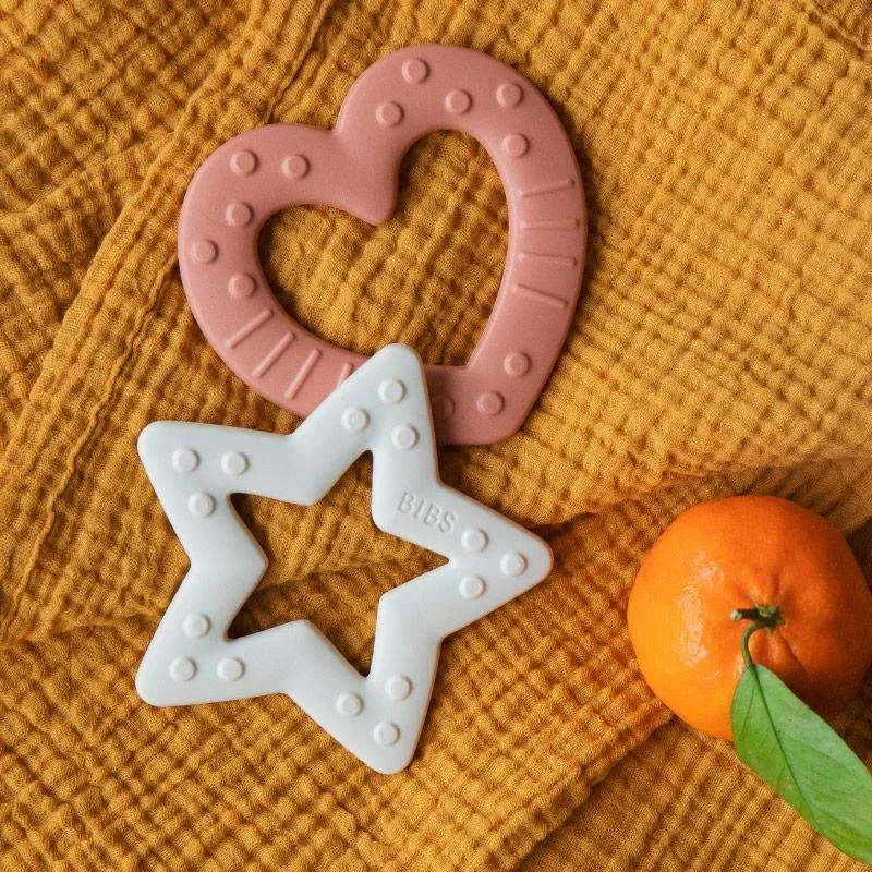 Multi-language Learning BIBS Play - Baby Bitie Bidering - Hjerte - Sage