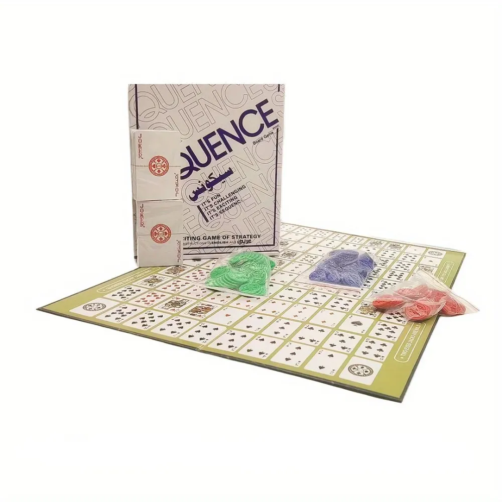 PlayNSeq | Strateginen lautapeli Sequence - Sopii aikuisille ja lapsille