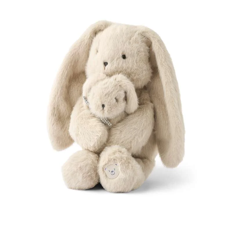 Animated Talking Liewood Berto Teddybamse - Mommy & Me - Rabbit/Mist