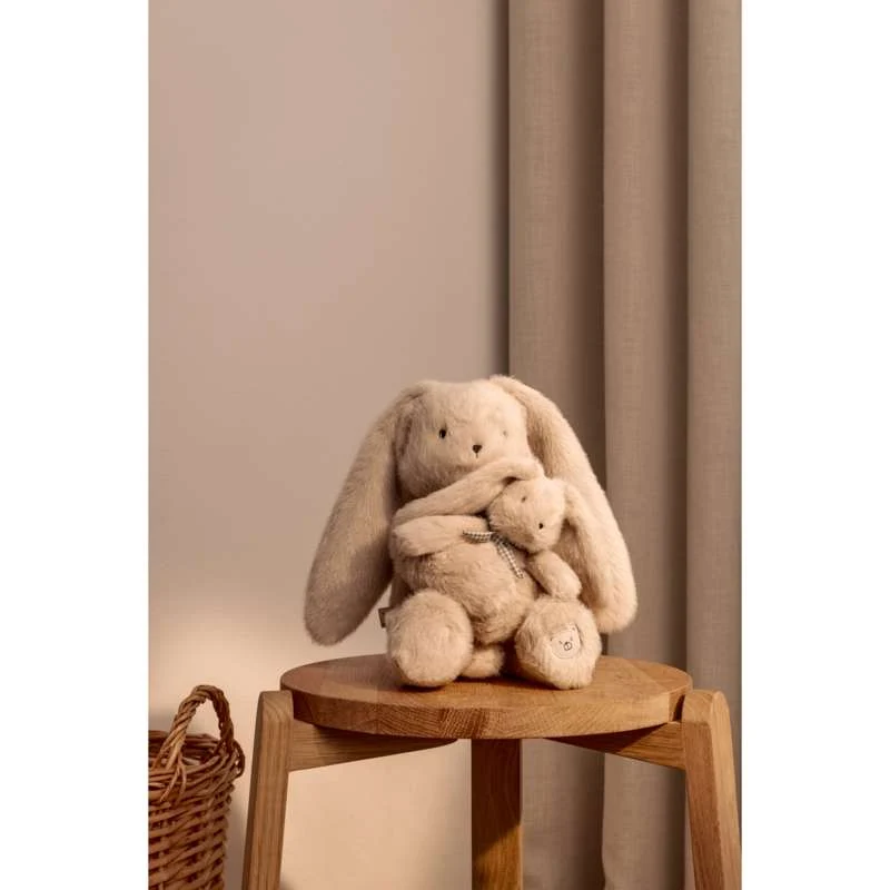 Animated Talking Liewood Berto Teddybamse - Mommy & Me - Rabbit/Mist