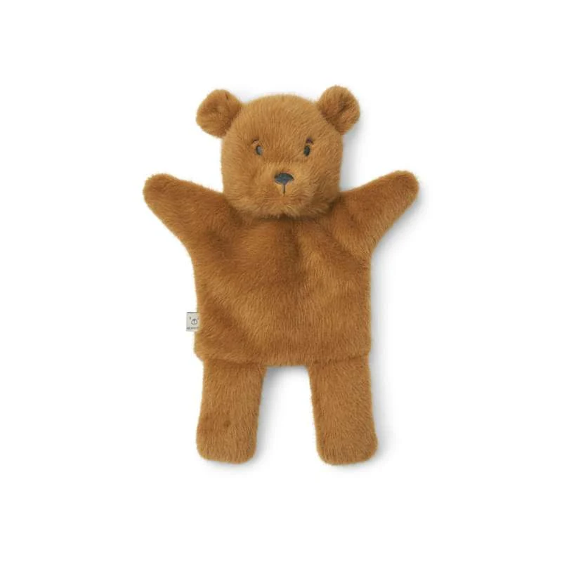 Liewood Honor Hånddukke - Bamse - Golden Caramel