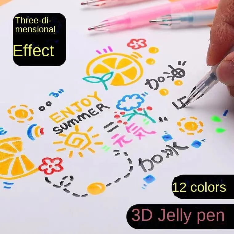 ColorPop | Taianomaiset luomukset - 3D-geelikynät 12 elävässä värissä