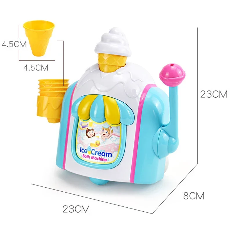 BubbleCream | Taianomaiset kuplat - Automaattinen jäätelösaippuakuplakone lapsille