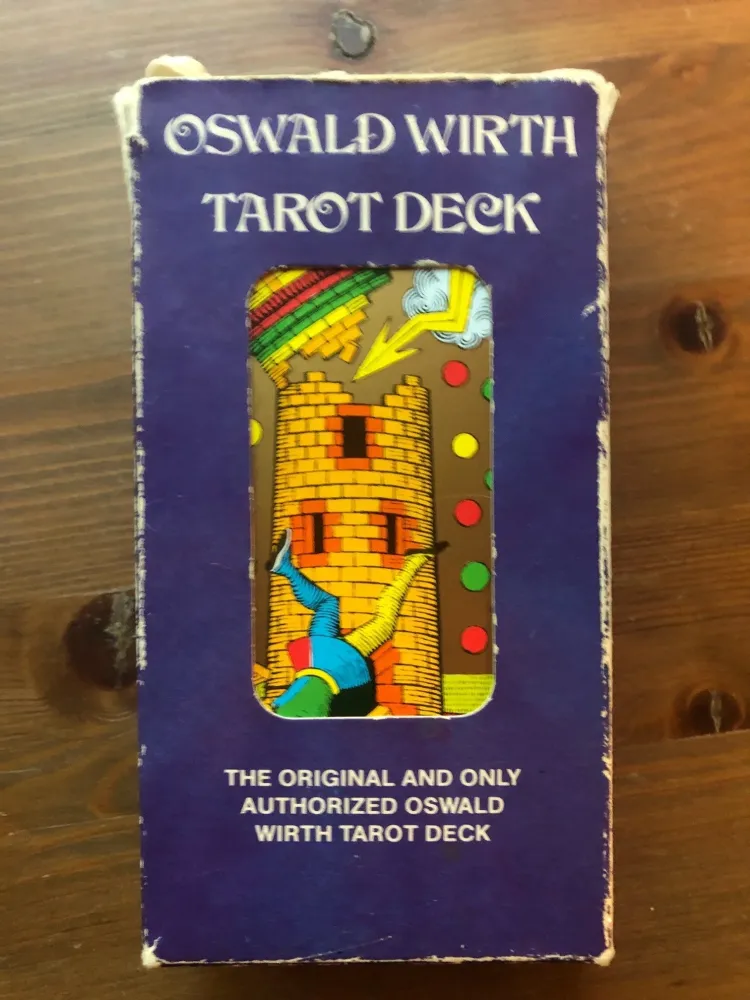 Oswald Wirth Tarot Deck (vintage 1977)(preloved/käytetty)