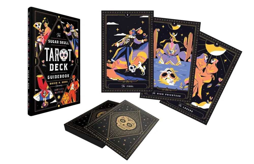 Sugar Skull Tarot Deck and Guidebook (Sugar Skull Tarot Series) - David Ross, Carolina Martínez