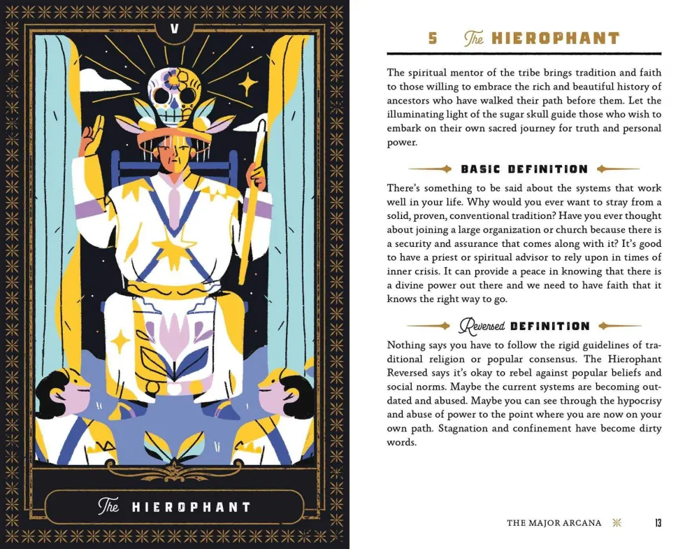 Sugar Skull Tarot Deck and Guidebook (Sugar Skull Tarot Series) - David Ross, Carolina Martínez