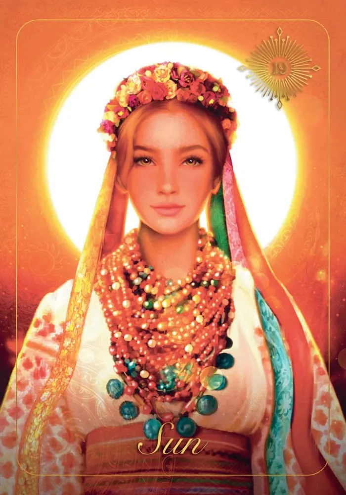 Ukrainian Tarot; Flower Magic Fern - Tania Andrushko