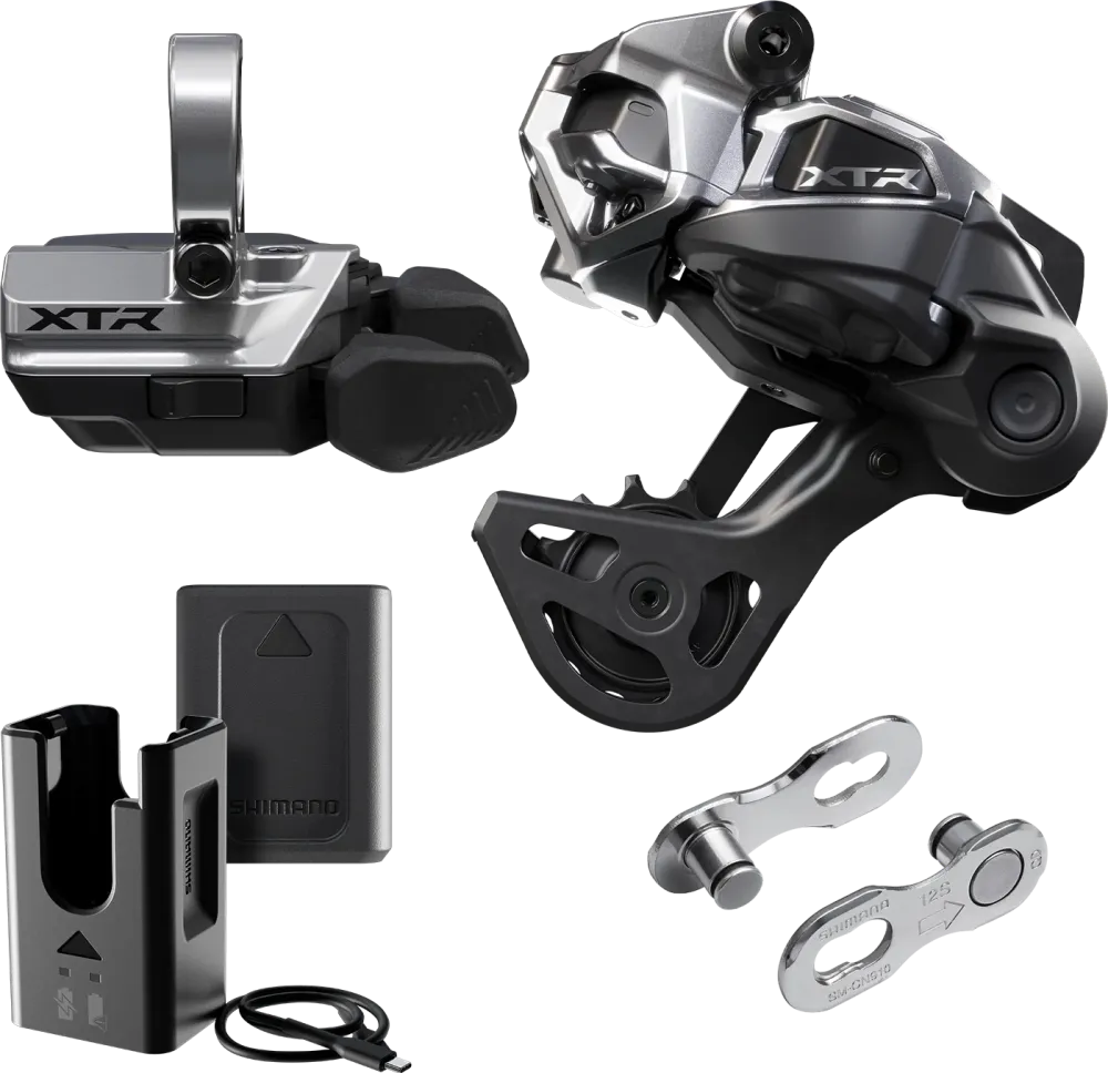 Päivityssarja SHIMANO XTR Di2 Wireless M9250-GS Medium Cage -kauluskiinnityslevyyn