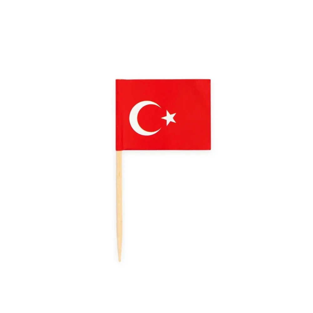 Cocktailtikut Turkki 8cm 50kpl