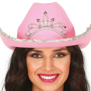 Cowboy hattu vaaleanpunainen naiset