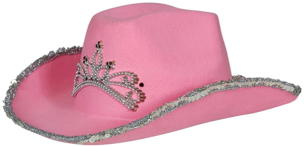Cowboy hattu vaaleanpunainen naiset