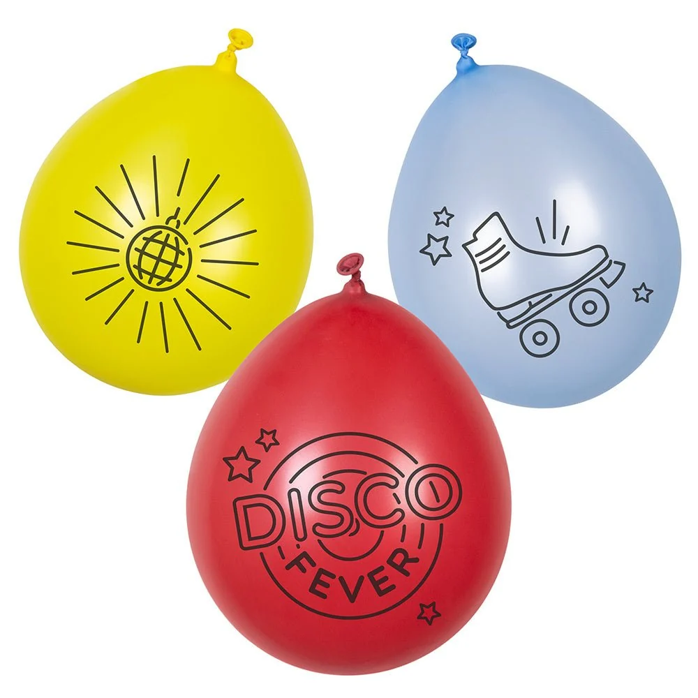 Disco Fever ilmapallot 23cm 6kpl