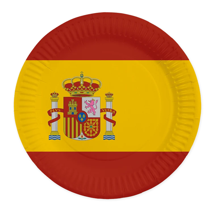 Espanja lautaset 23cm 8kpl