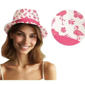Flamingo hattu vaaleanpunainen